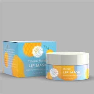 NIB WOOLZIES MANGO LIP MASK HYDRATING OVERNIGHT LIP TREATMENT